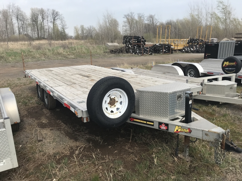 Cargo, Utility Trailers  2022 Miska 5 Ton Aluminum Flatbed Trailer Photo